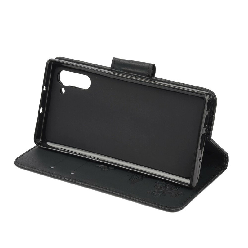 Samsung Galaxy Note 10 Esplêndida Borboleta com Bracelete