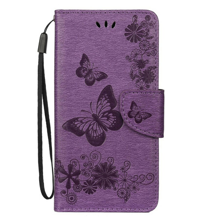 Samsung Galaxy Note 10 Esplêndida Borboleta com Bracelete