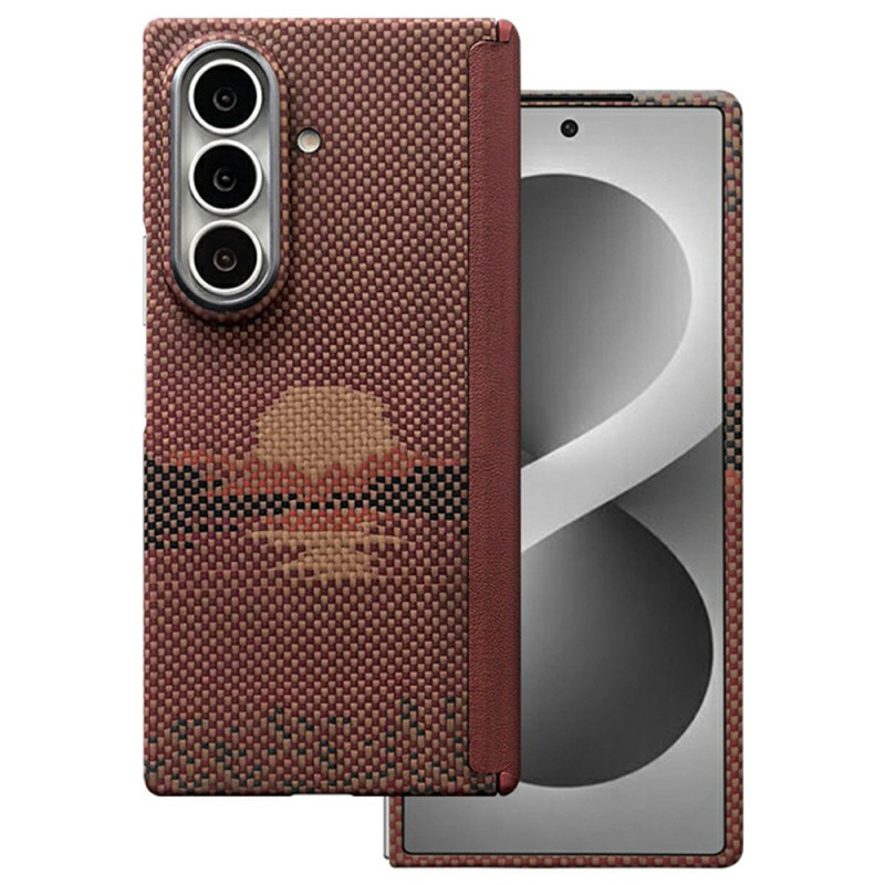 Capa magnética Samsung Galaxy Z Fold 8 Ultra em fibra de aramida Sun com proteção para a dobradiça