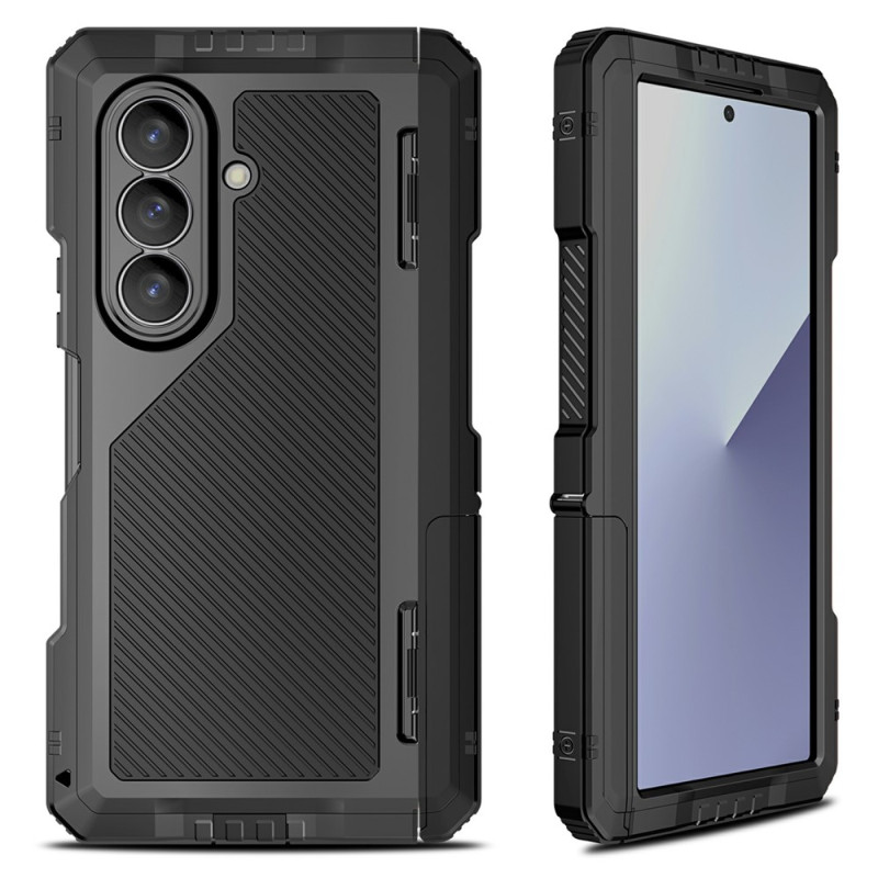 Capa para Samsung Galaxy Z Fold 8 Ultra, resistente a impactos, em alumínio e silicone, com suporte