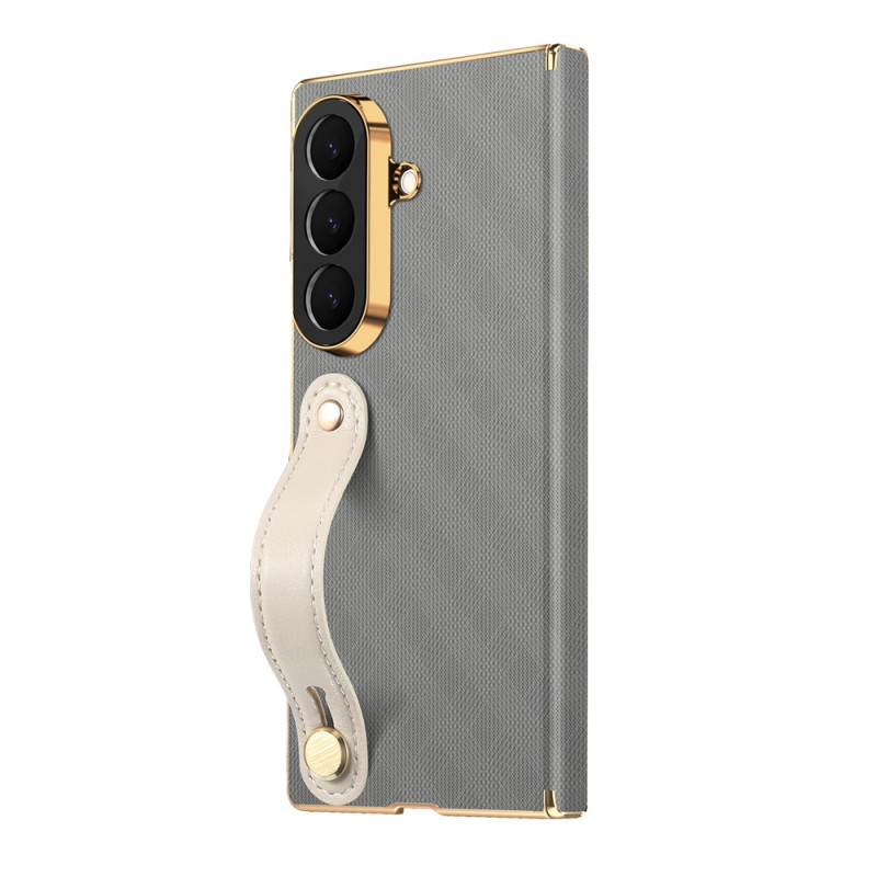 Capa para Samsung Galaxy Z Fold 8 Ultra com alça e proteção para a dobradiça de duplo eixo