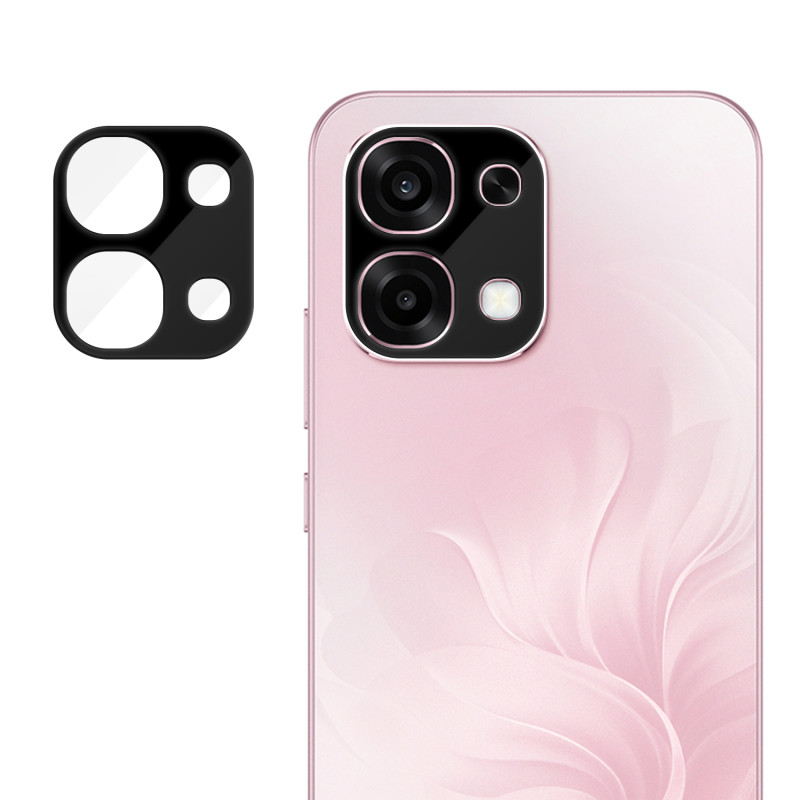 Protecção para lente de proteção em vidro temperado para Oppo A6 Pro 5G (versão preta)