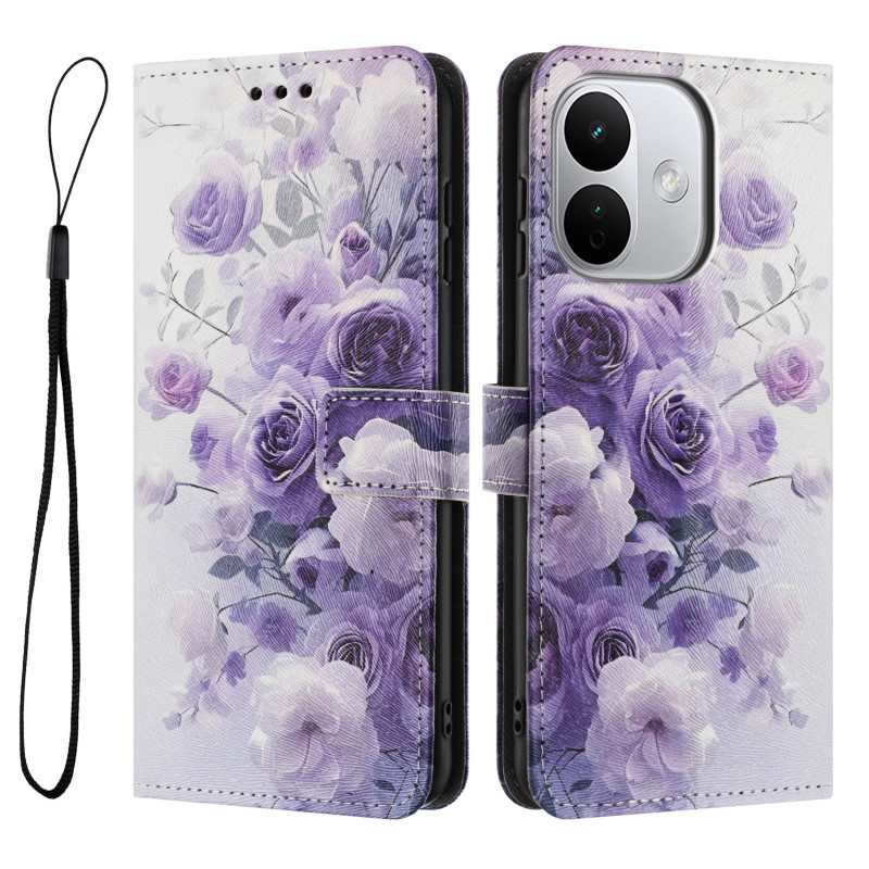 Capa para Xiaomi Redmi Note 17 Pro 5G em tons de rosa e violeta