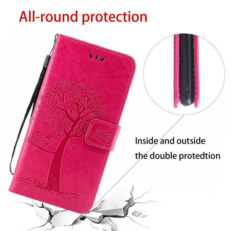 Capa Huawei P Smart Plus 2019 Tree and Owl Strap