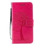 Capa Huawei P Smart Plus 2019 Tree and Owl Strap