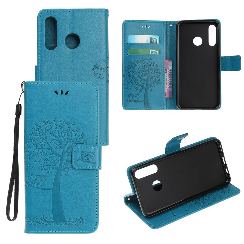 Capa Huawei P Smart Plus 2019 Tree and Owl Strap