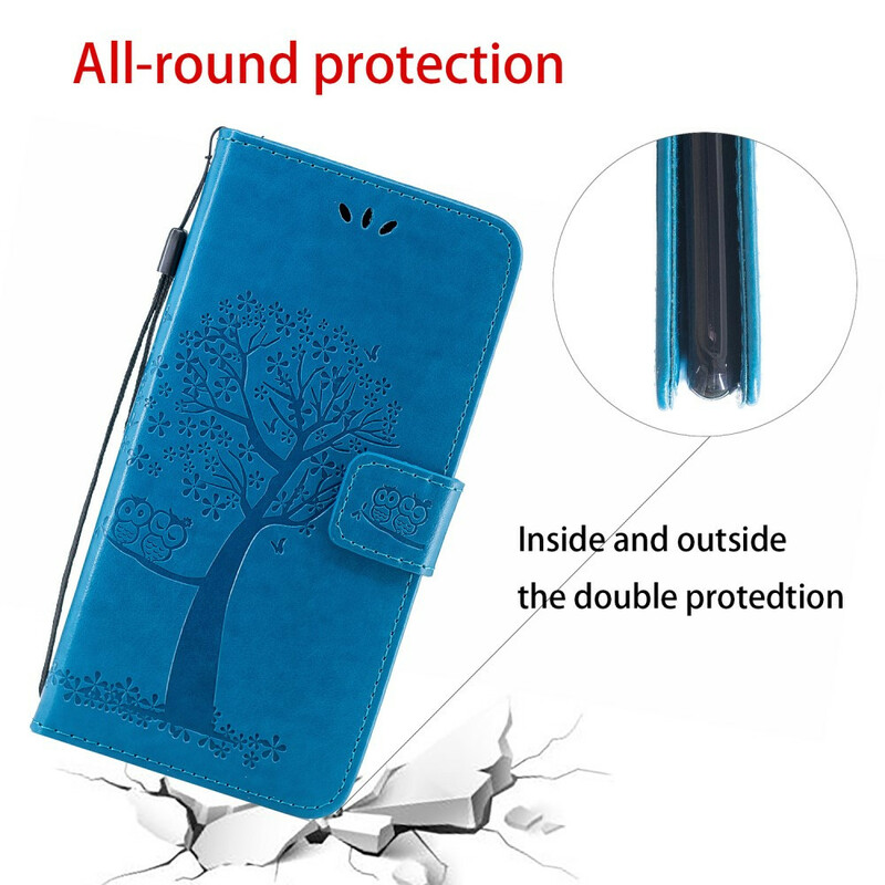 Capa Huawei P Smart Plus 2019 Tree and Owl Strap