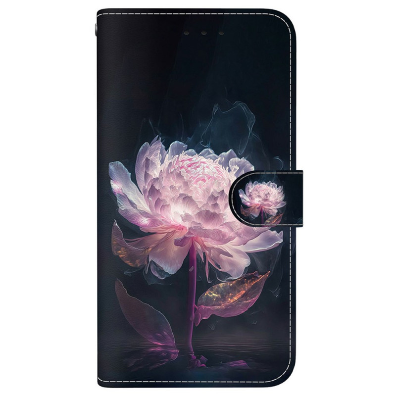 Capa para Samsung Galaxy S26 FE com padrão de peónia