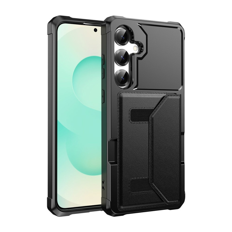 Capa para Samsung Galaxy S26 FE com porta-cartões magnética