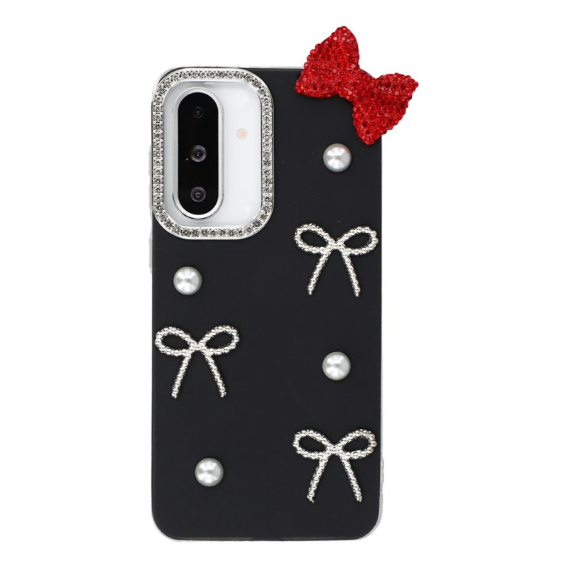 Capa para Samsung Galaxy S26 FE com nós e strass