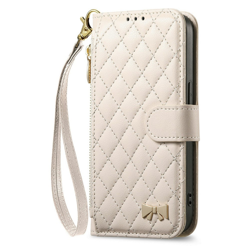 Capa acolchoada com padrão decorativo para Samsung Galaxy S26 FE