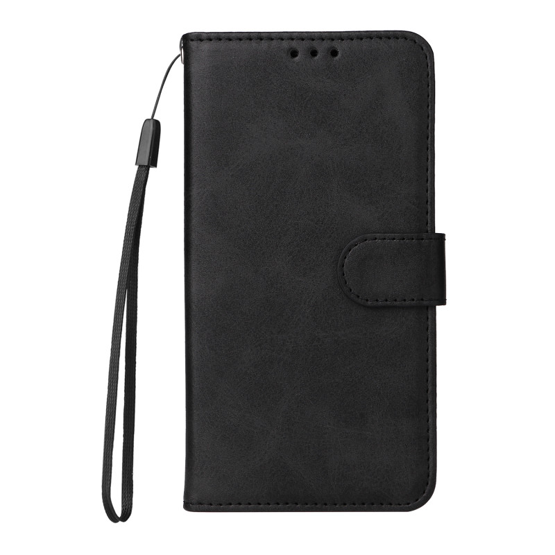 Capa para Xiaomi Redmi 17C 5G em imitação de couro, lisa