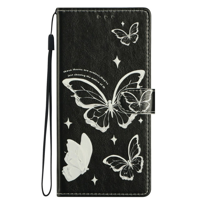 Capa para Xiaomi Redmi 17C 5G com borboletas