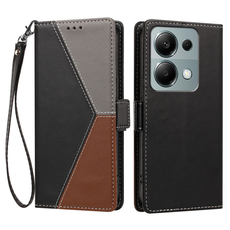Capa tricolor para o Xiaomi Redmi 17 5G / 4G com alça