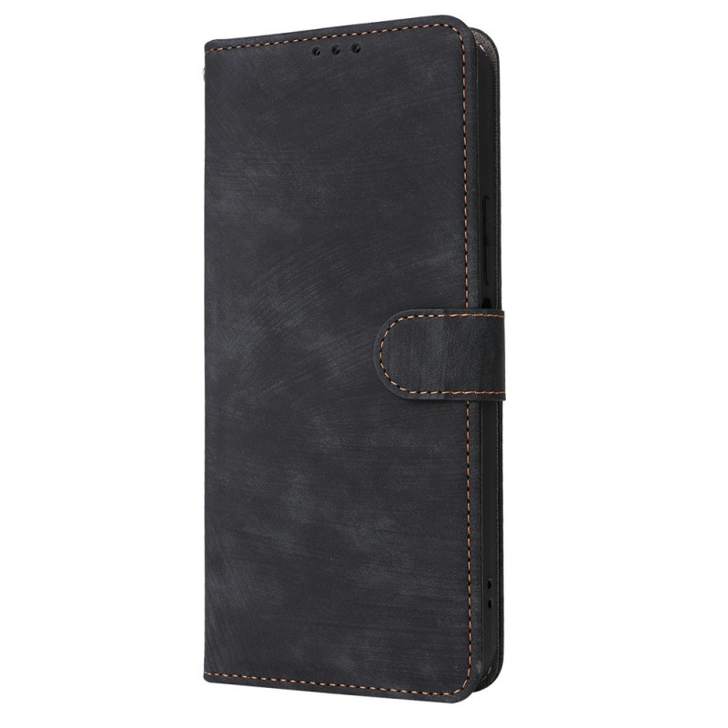 Capa para Xiaomi Redmi 17 5G / 4G com efeito de camurça e alça (RFID)