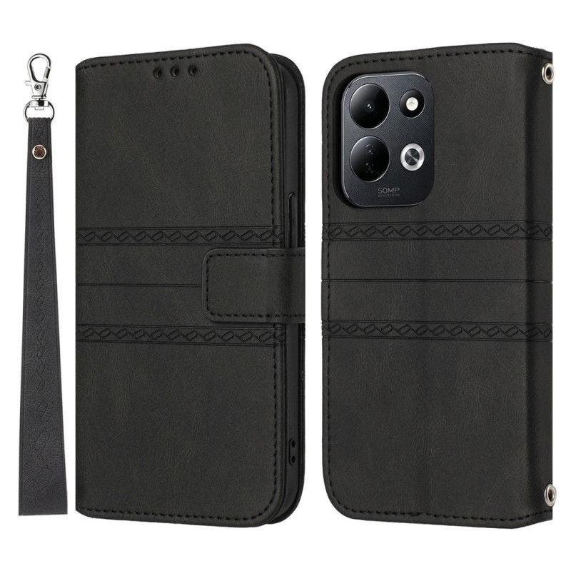 Capa para Xiaomi Redmi 17 5G / 4G com padrão estampado e alça