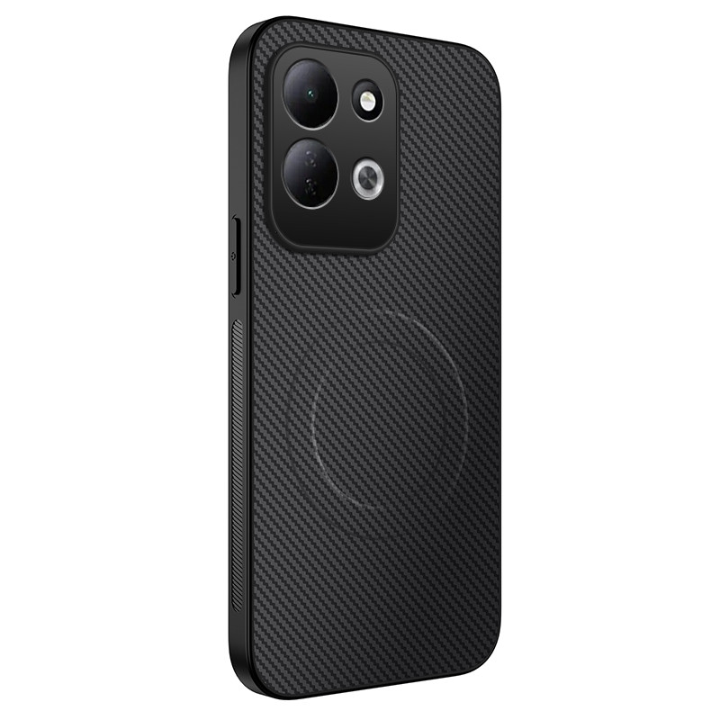 Capa magnética em fibra de carbono para o Xiaomi Redmi 17 5G / 4G