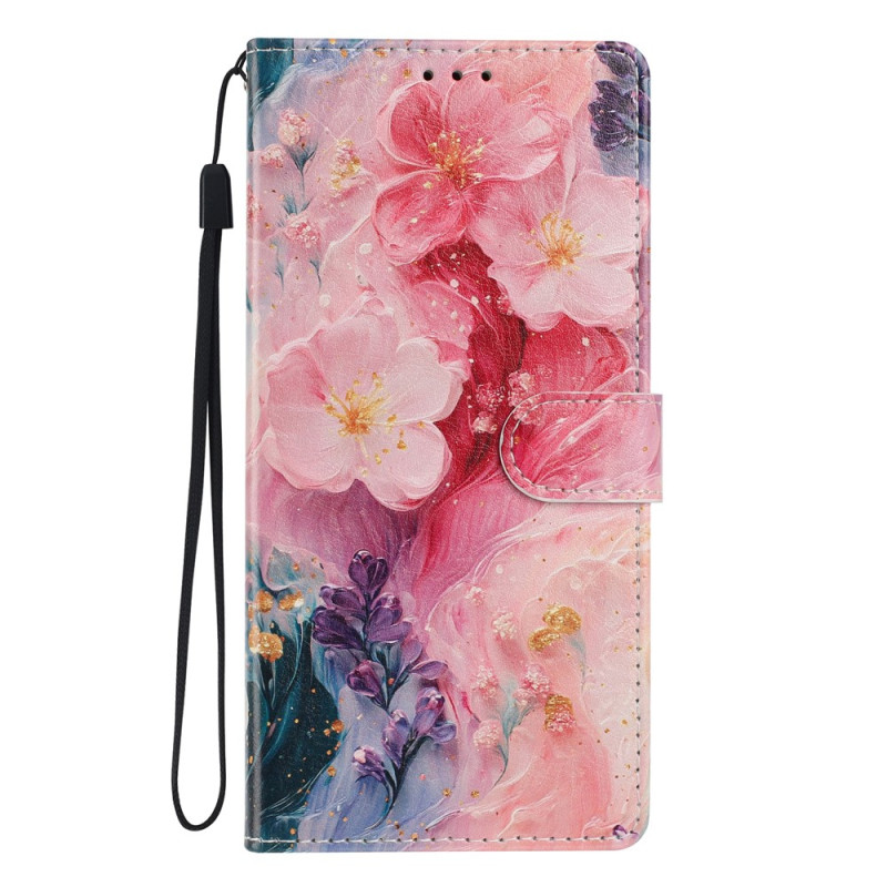 Capa para Xiaomi Redmi 17 5G / 4G com decoração floral