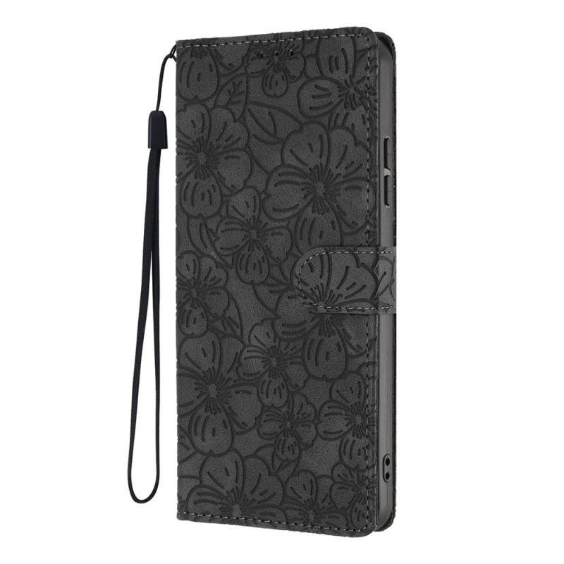 Capa para Xiaomi Redmi 17 5G / 4G com padrão de flores de cerejeira