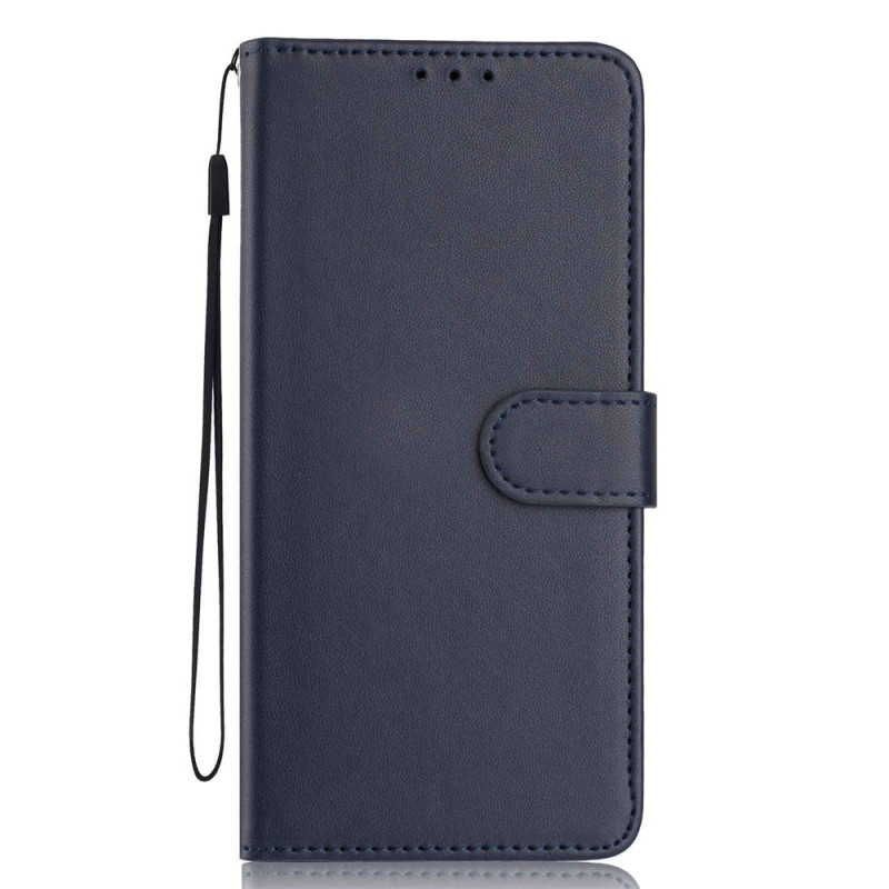 Capa para Xiaomi Redmi 17 5G / 4G em estilo de couro liso