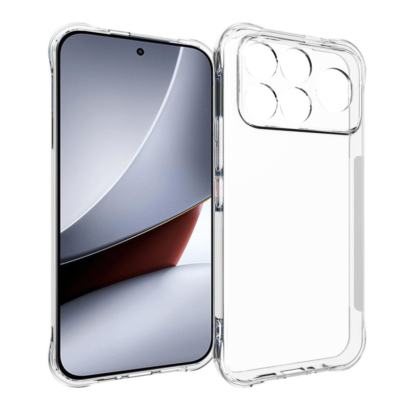 Capa transparente reforçada para o Poco F9 Ultra