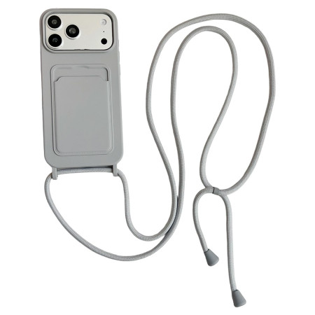 Capa com cordão para iPhone...
