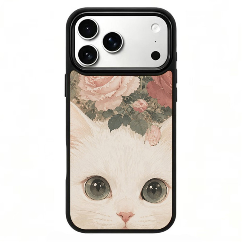 Capa magnética para iPhone 18 Pro / 17 Pro com design «Art Gallery» e motivo de gato