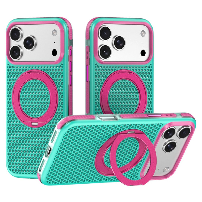 Capa magnética alveolada para iPhone 18 Pro / 17 Pro com suporte