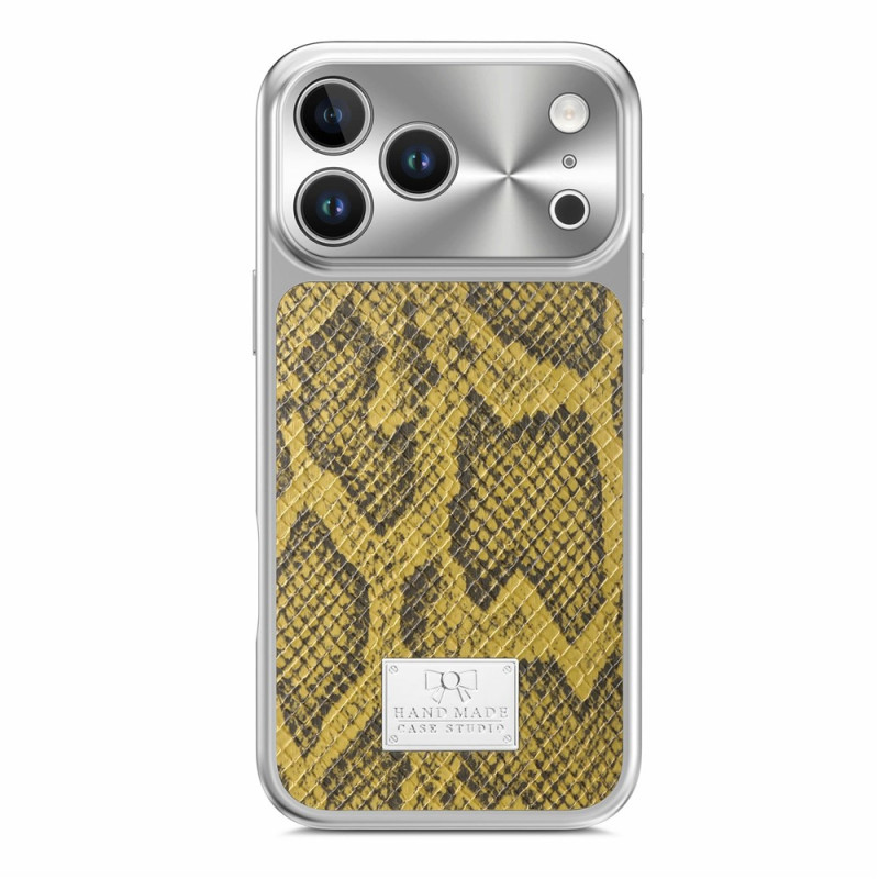 Capa magnética para iPhone 18 Pro / 17 Pro com padrão de cobra