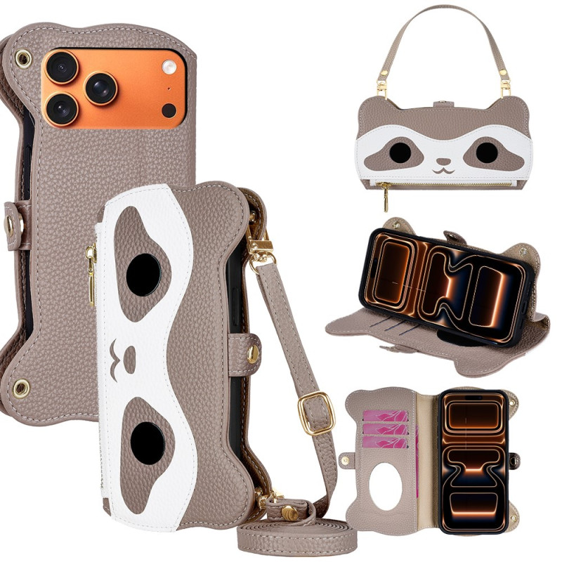 Capa para iPhone 18 Pro Max / 17 Pro Max estilo capa com motivo de raposa-da-água