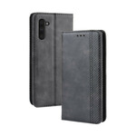 Capa Viragem Samsung Galaxy Note 10 Efeito Couro Vintage Efeito Estilo