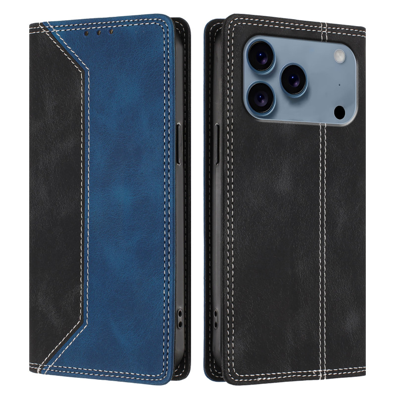 Capa Flip para iPhone 18 Pro Max / 17 Pro Max bicolor