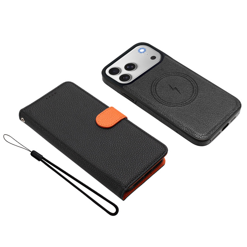 Capa para iPhone 18 Pro Max / 17 Pro Max bicolor com estrutura removível
