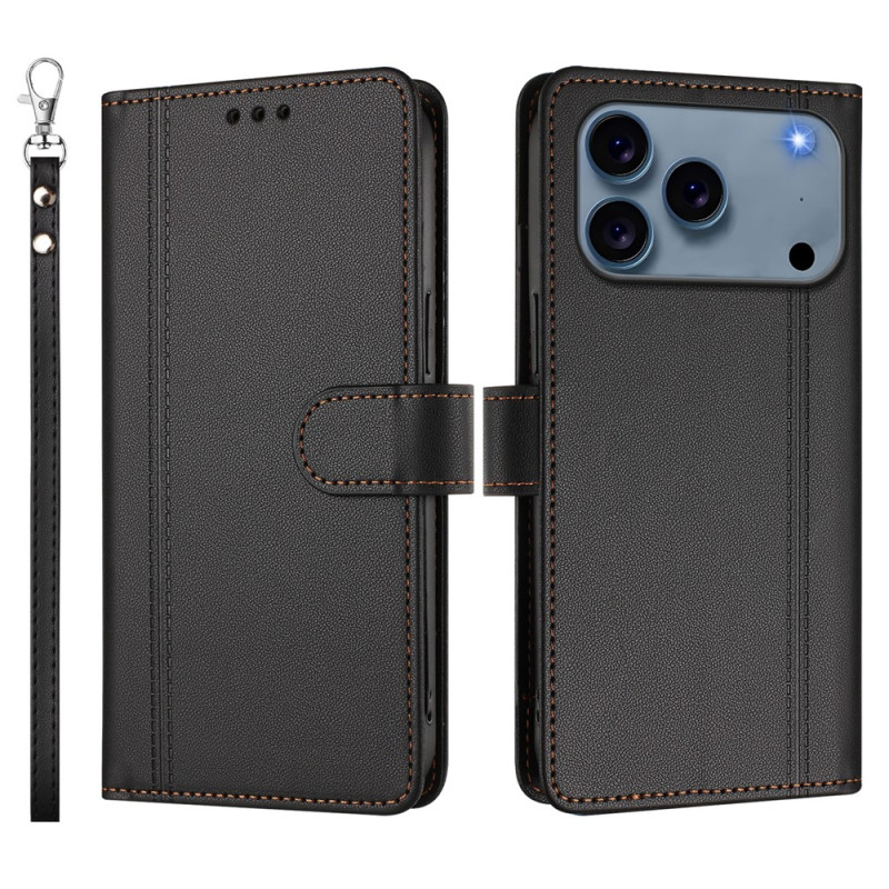 Capa para iPhone 18 Pro Max / 17 Pro Max tipo carteira com 9 compartimentos para cartões
