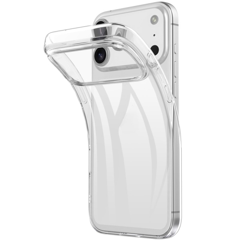 Capa transparente e flexível para iPhone 18 Pro Max / 17 Pro Max