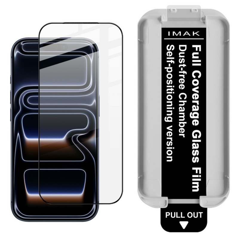 Proteção integral em vidro temperado para o ecrã do iPhone 18 Pro Max – Moldura de instalação
