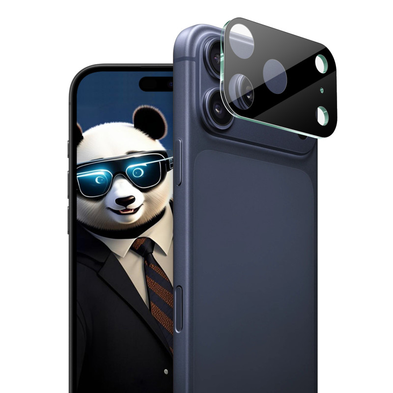 Protecção para lente de proteção em vidro temperado para iPhone 18 Pro Max (versão preta)