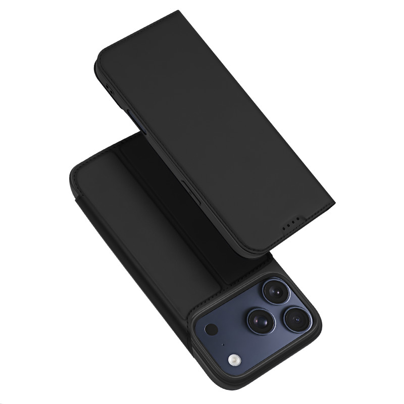 Capa Flip para iPhone 18 Pro Max / 17 Pro Max da série Skin Pro da DUX DUCIS