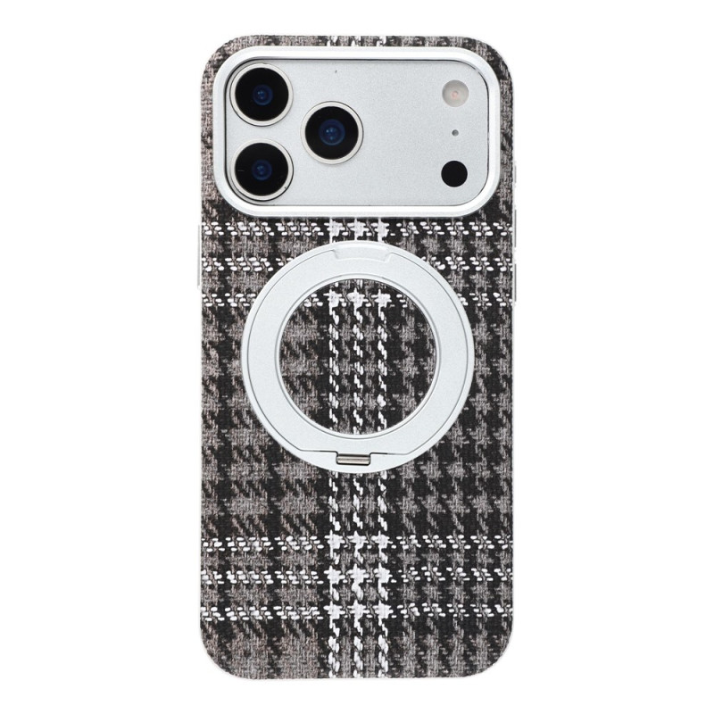 Capa para iPhone 18 Pro Max / 17 Pro Max em tecido com padrão pied-de-poule