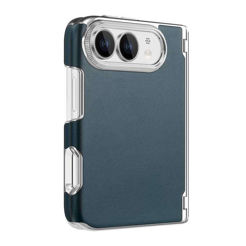 Capa magnética para iPhone Duo com textura tecida e dupla dobradiça