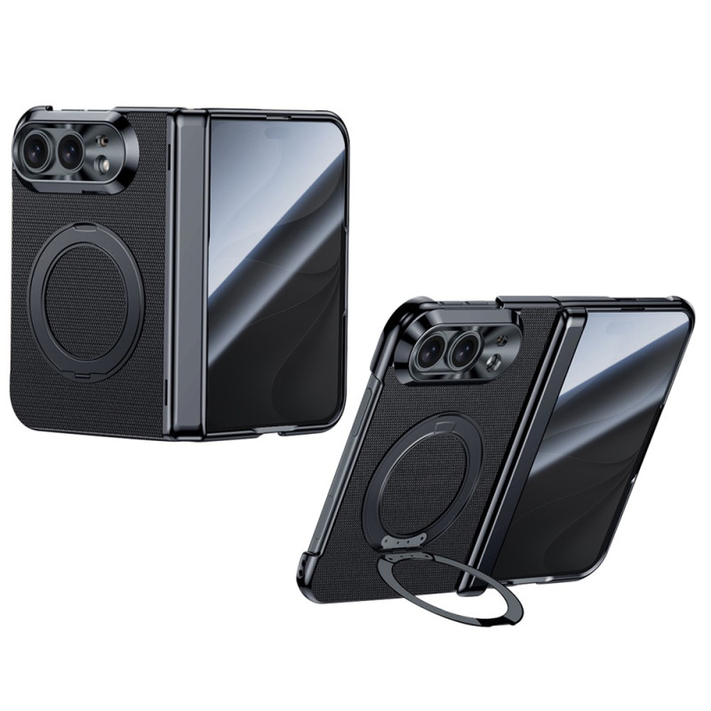 Capa magnética Duo para iPhone em tecido com suporte e vidro anti-espião