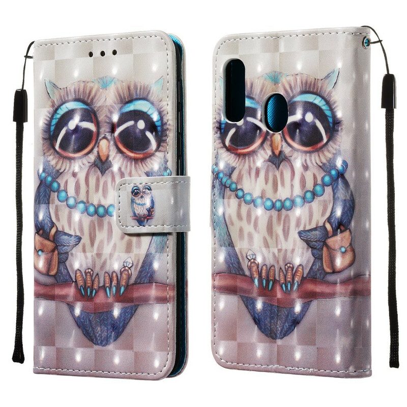 Capa Samsung Galaxy A20e Miss Coruja