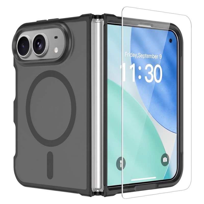 Capa para iPhone Duo: Capa Magnética com Efeito Fosco e Vidro Temperado