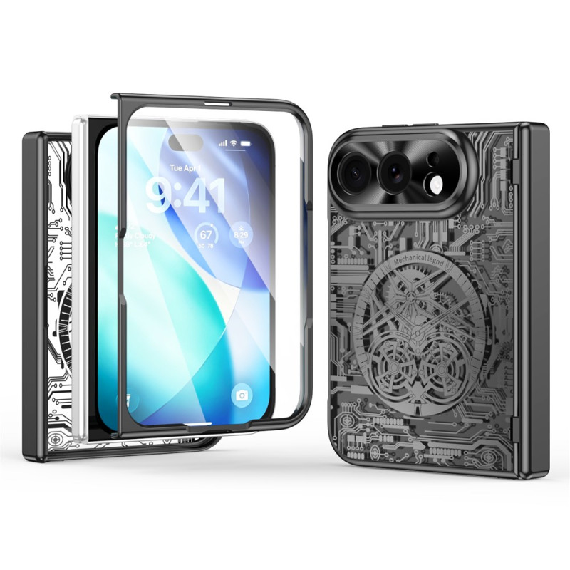 Capa para iPhone «Duo Mechanical Legend» com vidro temperado