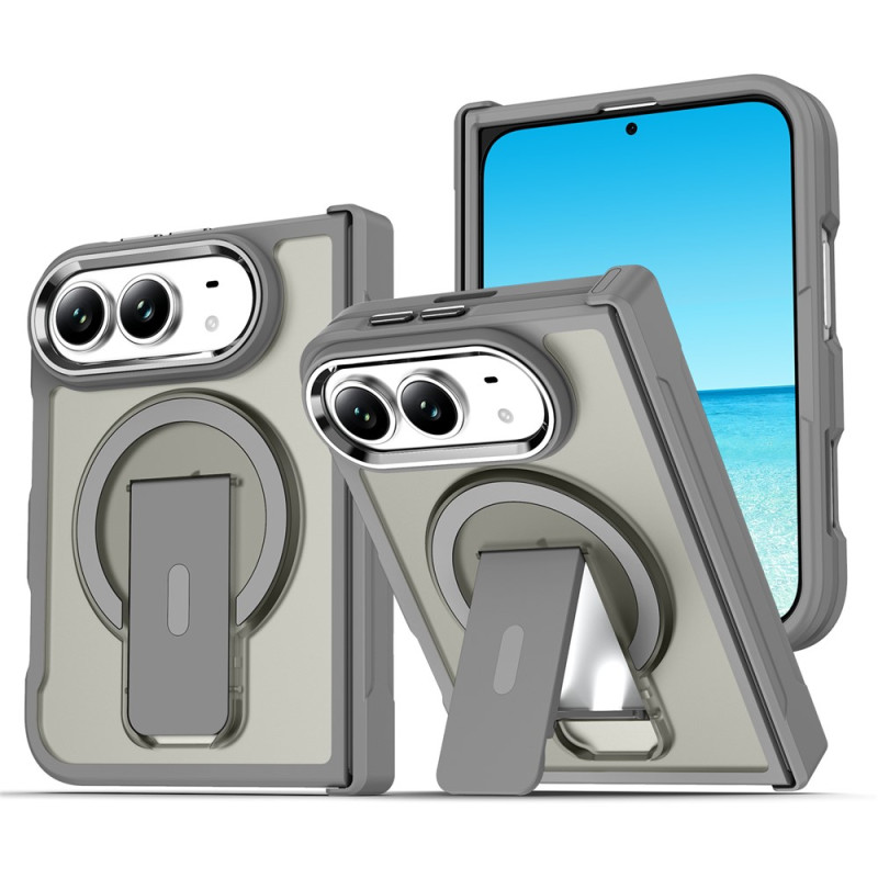 Capa magnética antiderrapante para iPhone Duo com suporte oculto