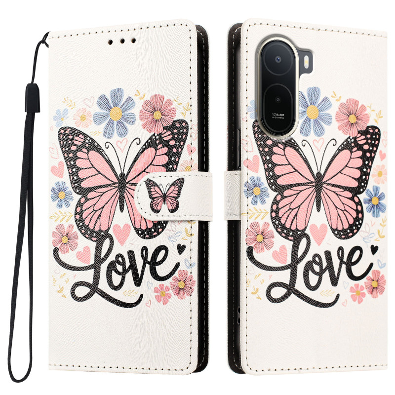 Capa para Xiaomi Redmi 17 Pro / Poco C81 Pro «Love Papillons»