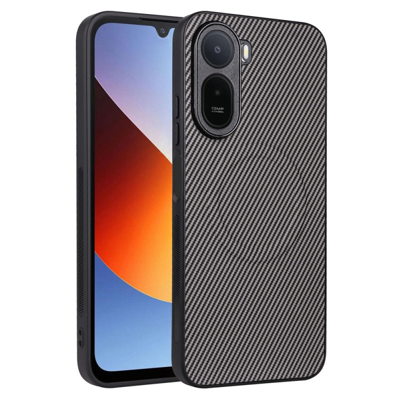 Capa para Xiaomi Redmi A7 Pro / Poco C81 Pro com textura de carbono
