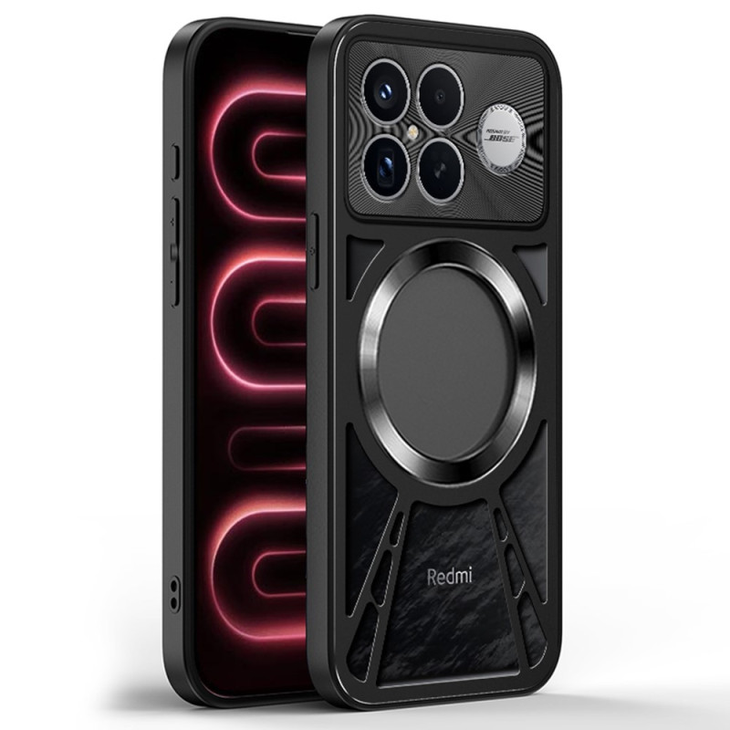 Coque Poco F9 Pro Magnétique Ajourée avec Bumper Métallique