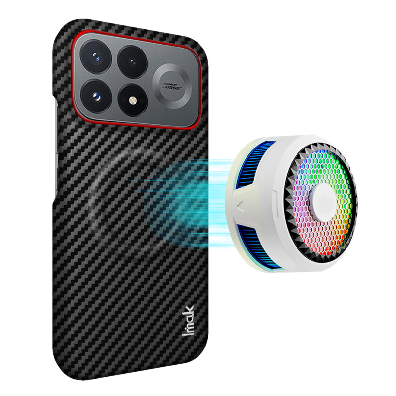 Coque Poco F9 Pro Fibre Carbone IMAK