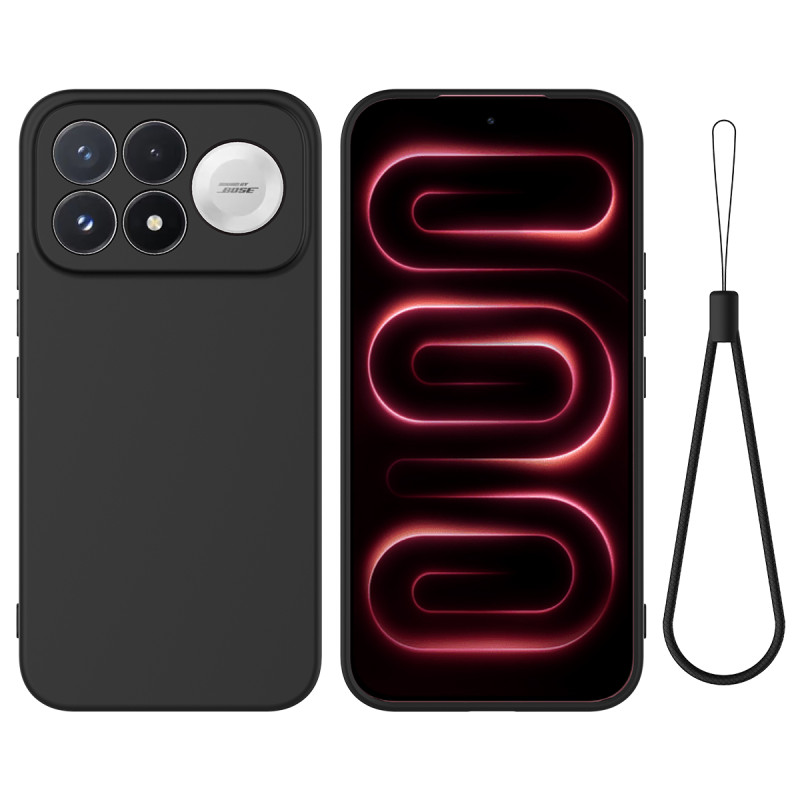 Coque Poco F9 Pro Silicone à Lanière